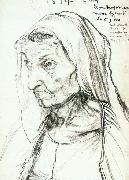 Albrecht Durer Portrait of the Artist's Mother oil painting reproduction